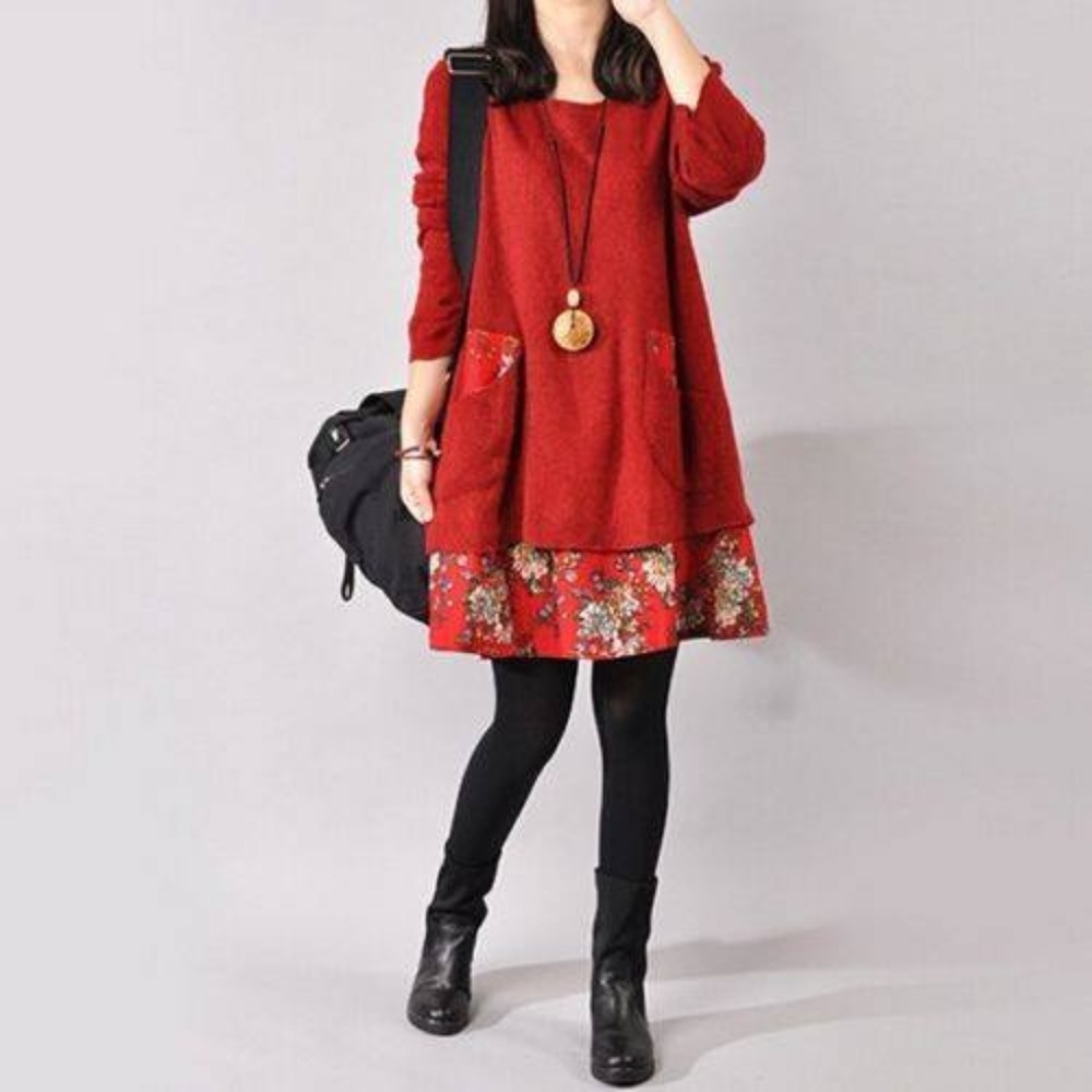 Red Sweater Dress NWT XXL - Picture 4 of 7